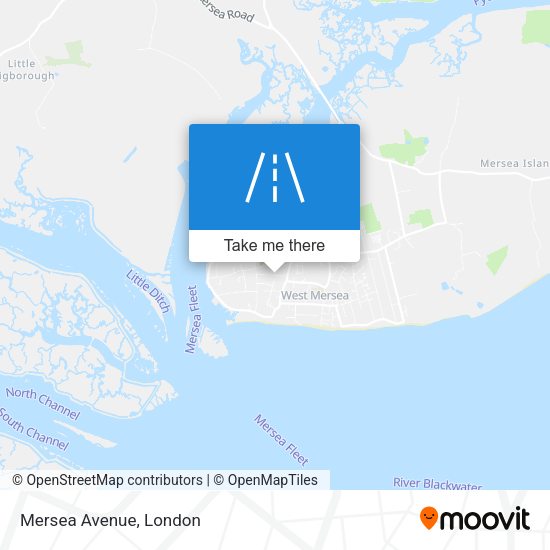 Mersea Avenue map