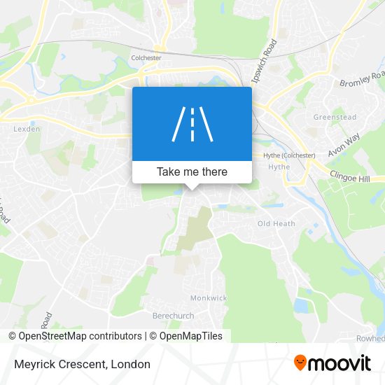 Meyrick Crescent map