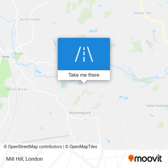 Mill Hill map