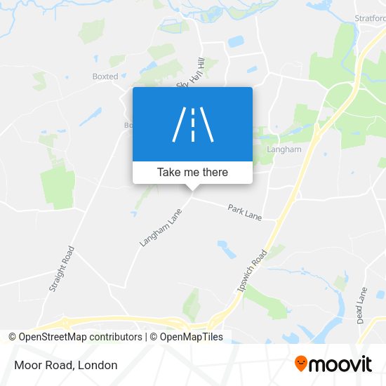 Moor Road map