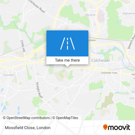 Mossfield Close map