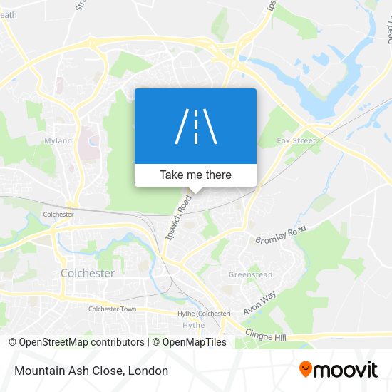 Mountain Ash Close map