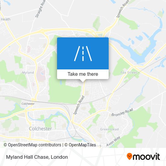Myland Hall Chase map