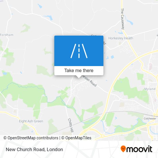New Church Road map