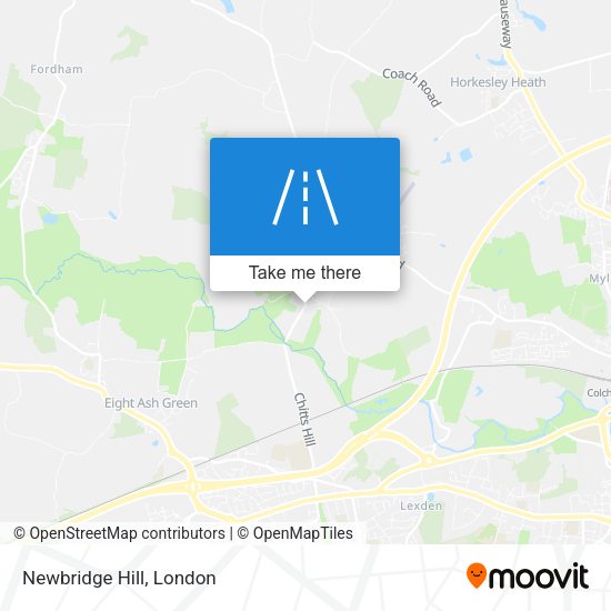 Newbridge Hill map