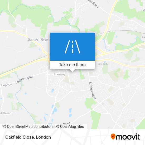 Oakfield Close map