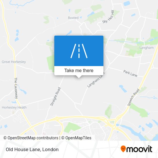 Old House Lane map