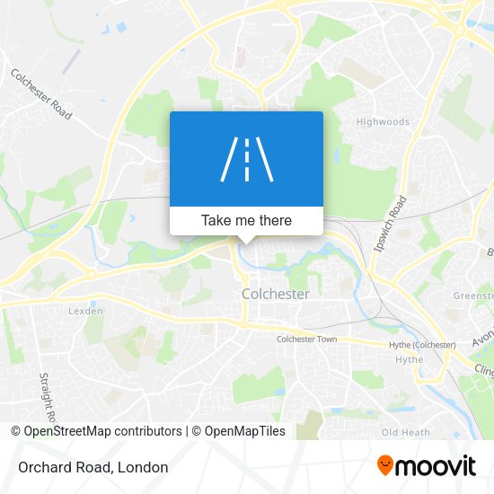 Orchard Road map