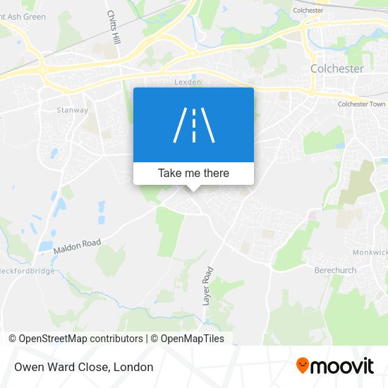 Owen Ward Close map
