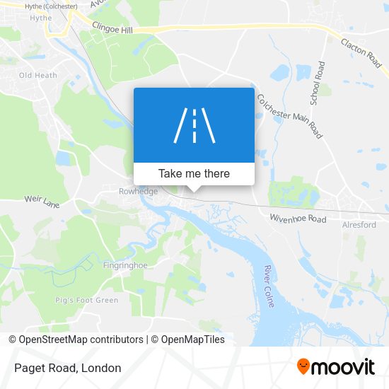 Paget Road map