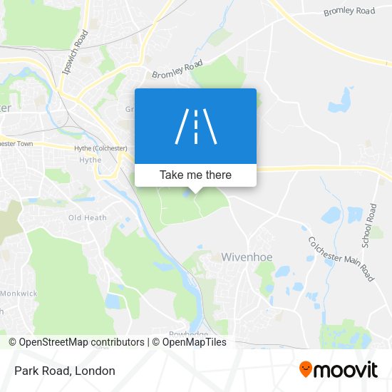 Park Road map