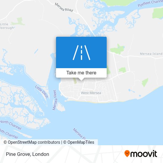 Pine Grove map