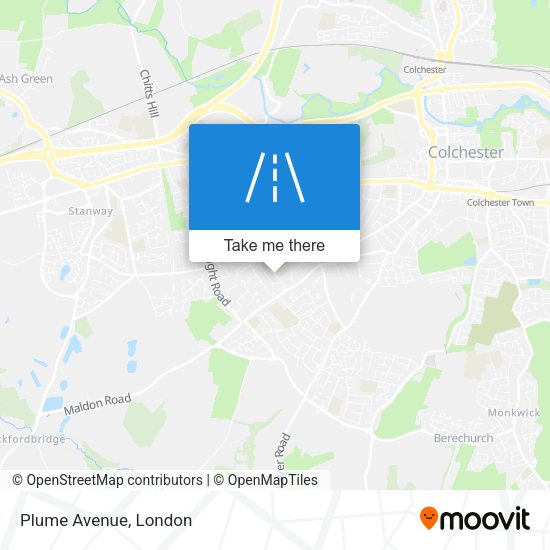 Plume Avenue map