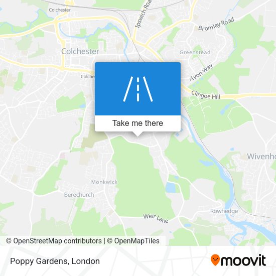 Poppy Gardens map