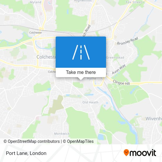 Port Lane map