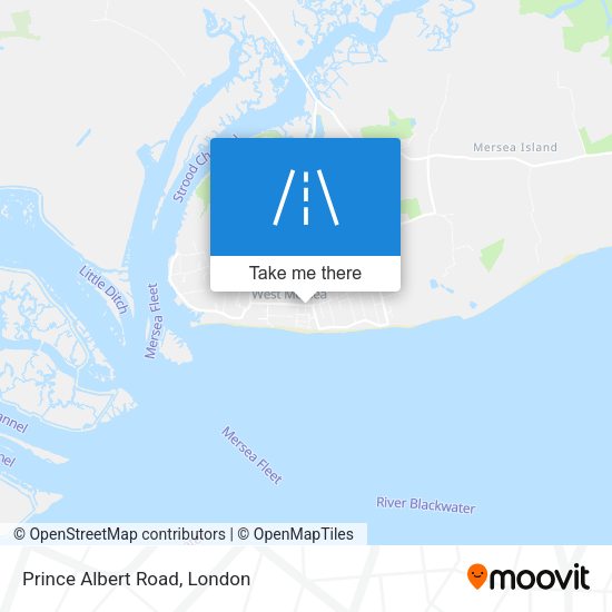 Prince Albert Road map