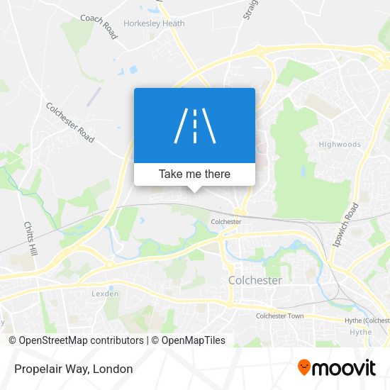 Propelair Way map