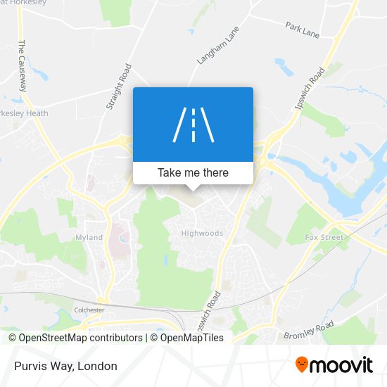 Purvis Way map