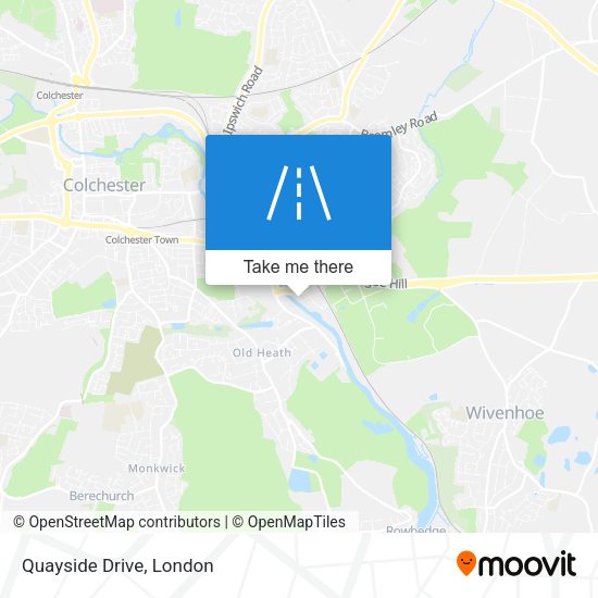 Quayside Drive map