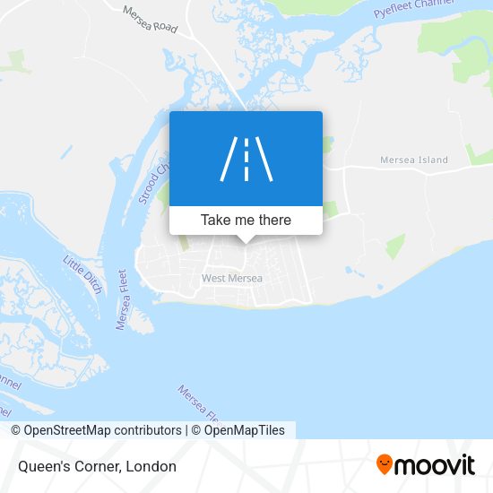 Queen's Corner map