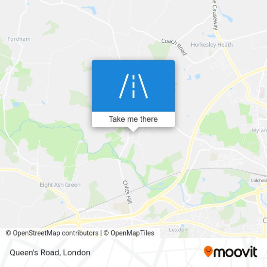 Queen's Road map