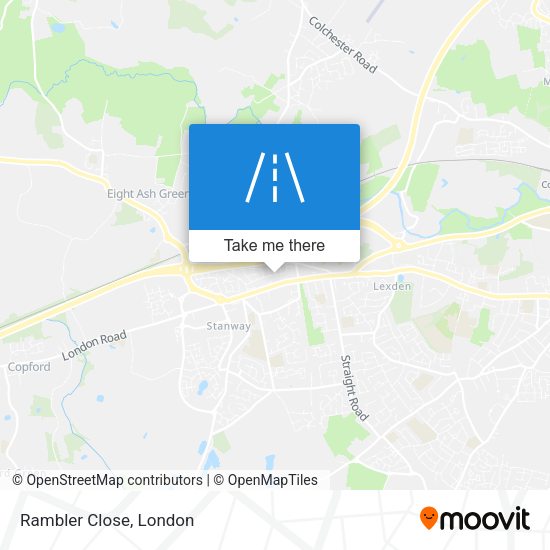 Rambler Close map