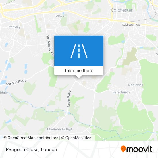 Rangoon Close map