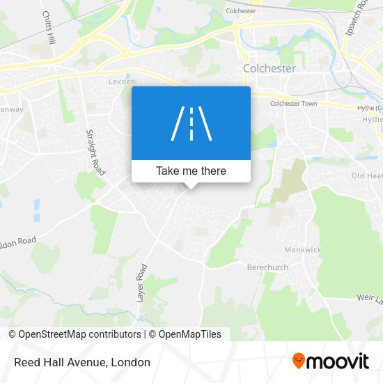 Reed Hall Avenue map