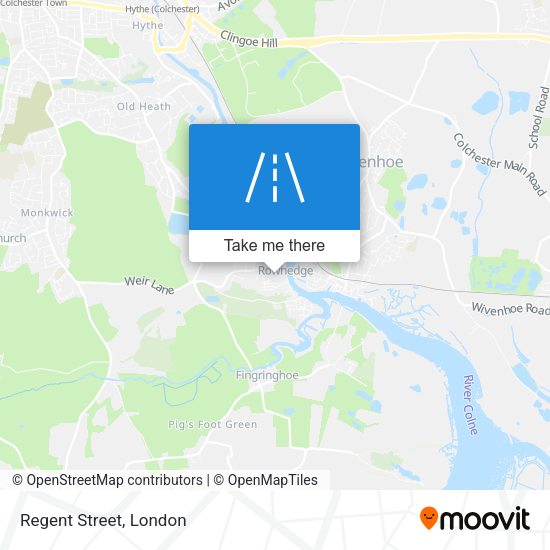 Regent Street map