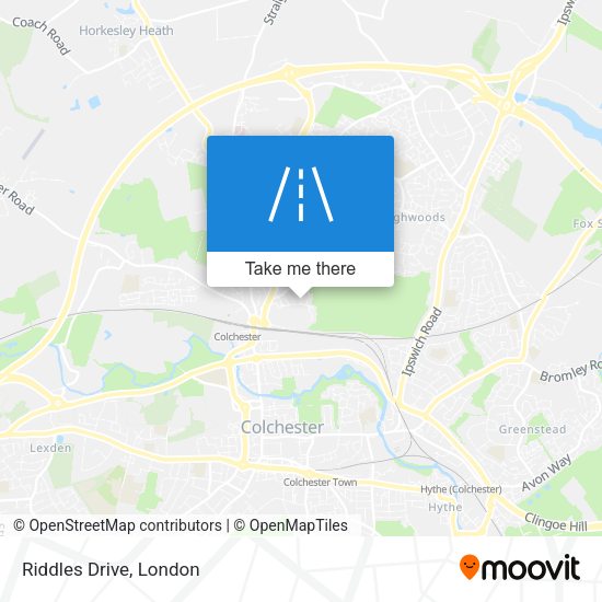 Riddles Drive map