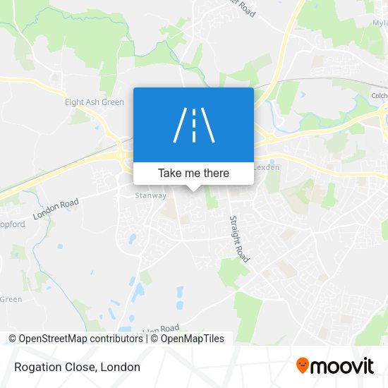 Rogation Close map