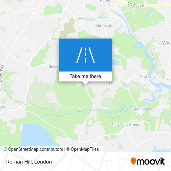 Roman Hill map