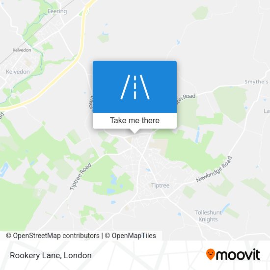 Rookery Lane map