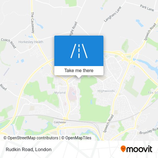 Rudkin Road map