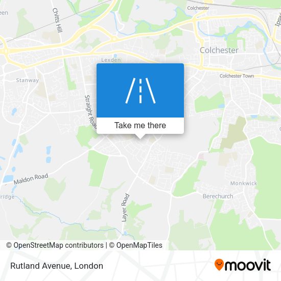 Rutland Avenue map