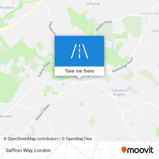 Saffron Way map