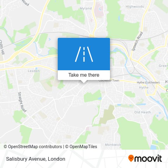 Salisbury Avenue map