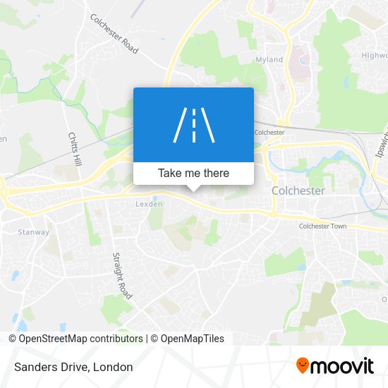 Sanders Drive map