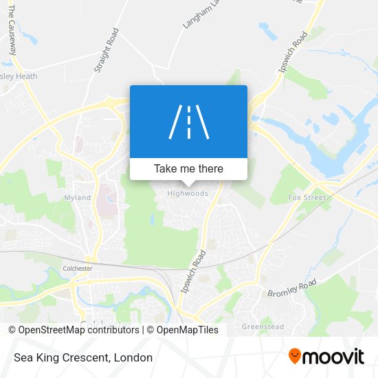 Sea King Crescent map