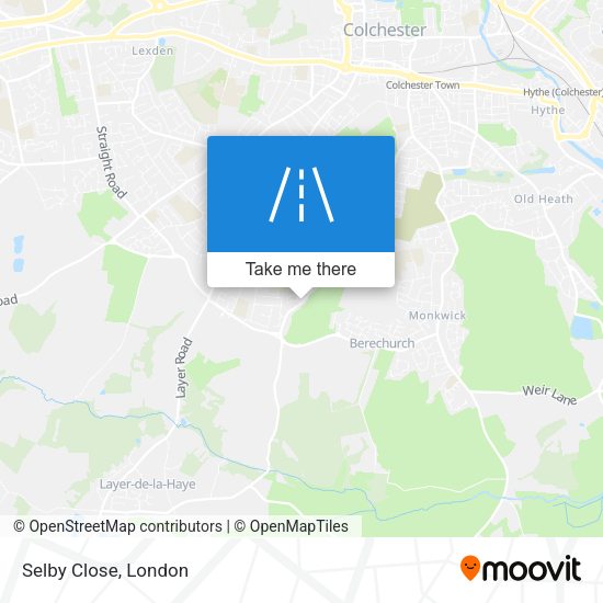 Selby Close map