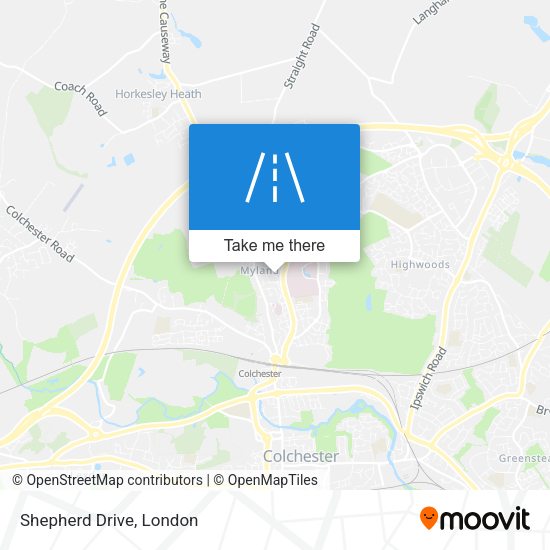 Shepherd Drive map