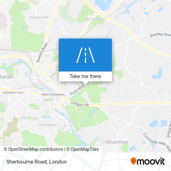 Sherbourne Road map