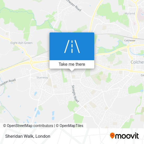 Sheridan Walk map