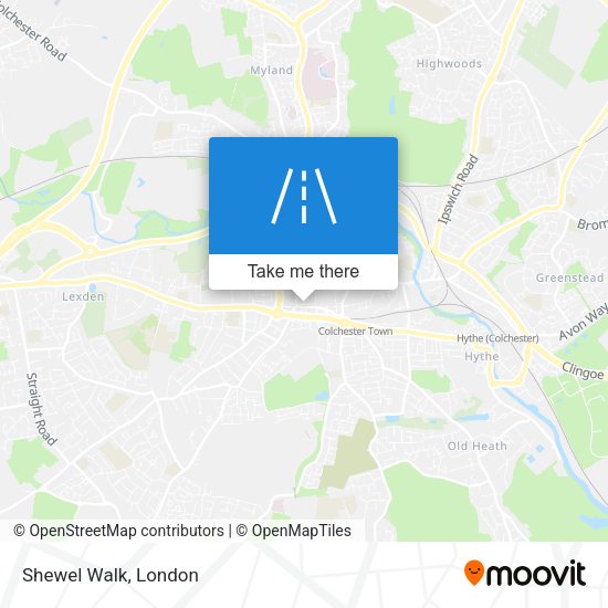 Shewel Walk map