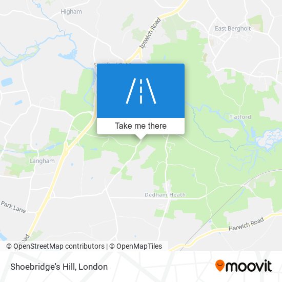 Shoebridge's Hill map