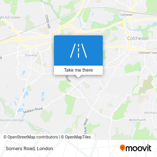 Somers Road map
