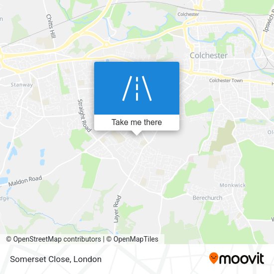 Somerset Close map