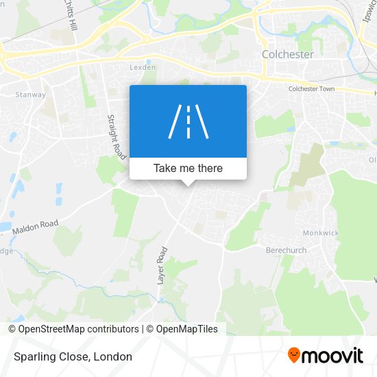 Sparling Close map