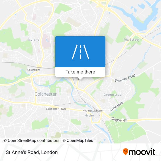 St Anne's Road map