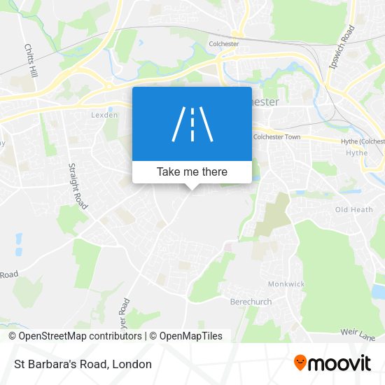 St Barbara's Road map